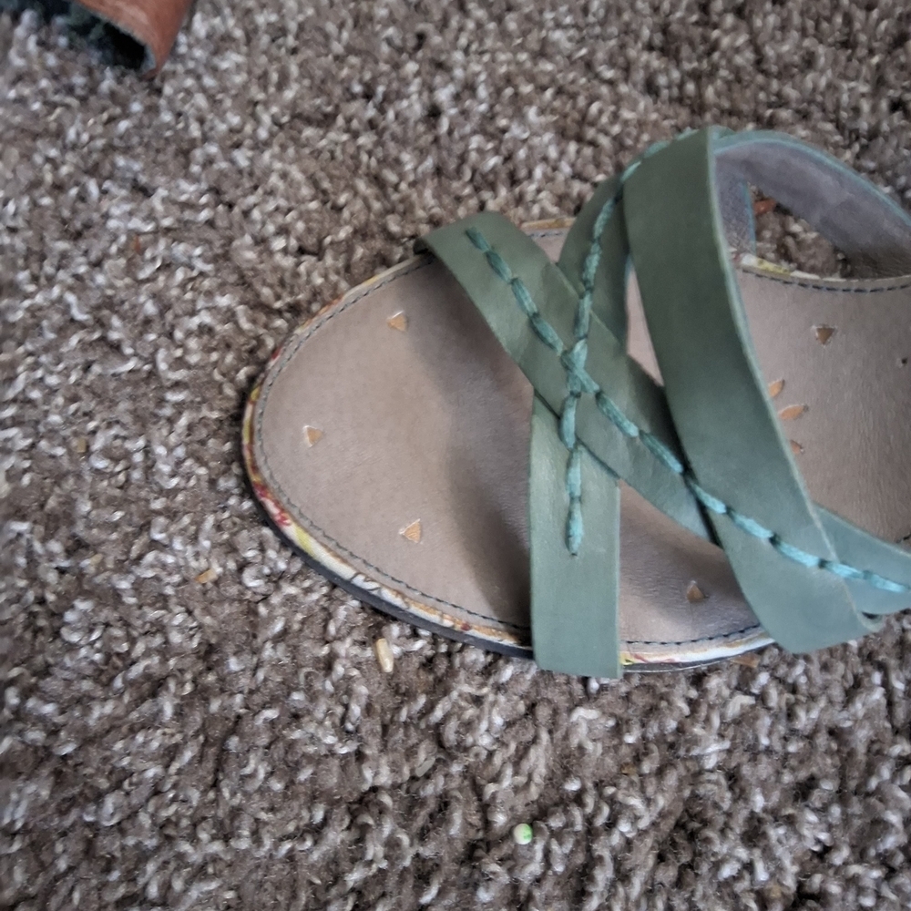 Kenzie Mint Green Strappy Sandals - Picture 5 of 16